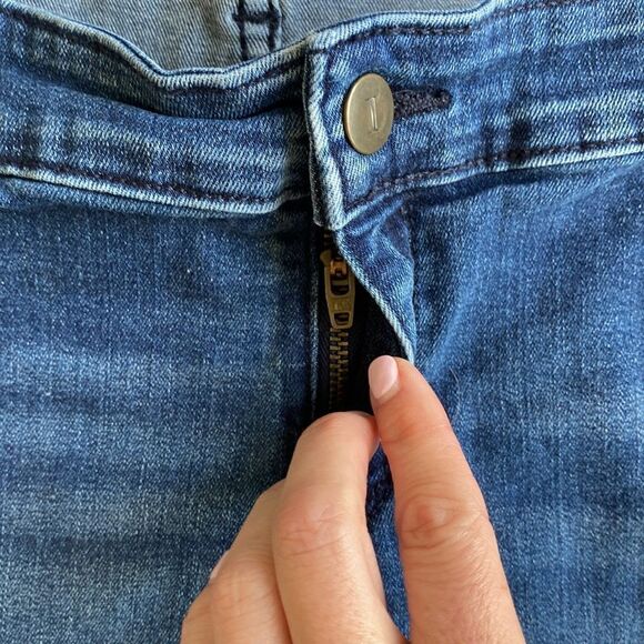 Isabel Maternity MIDI Short Denim Shorts‎ Size 14 - Picture 4 of 13